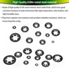 Internal Tooth Star Lock Washers,Hincell 360 Pieces 9 Sizes Push