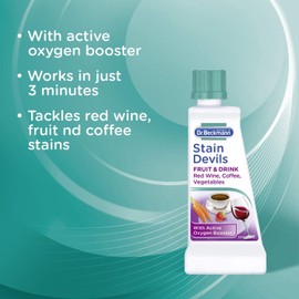 Dr. Beckmann Stain Devils Fruit & Drinks | With active oxygen booster | 50g