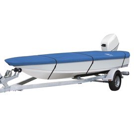 Classic Accessories Stellex All Seasons Boat Cover, Fits Boats 14' - 16' L x 75" W, Trailerable Boat Cover with Polyester Fade-Resistant Fabric, Model A