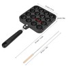 Takoyaki Pan Cast Aluminum, Aebleskiver Pan Commercial Nonstick Pancake Pan