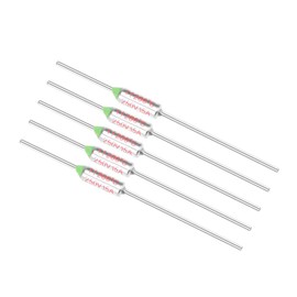 sourcing map Thermal Fuses 250 V 15 A TF 200 Degree Temperature Circuit Shut-Off Pack of 5