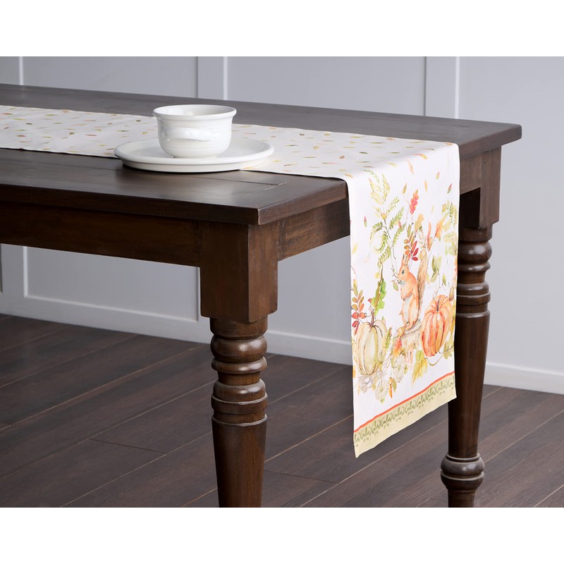 Maison d' Hermine Pumpkin Passion 100% Cotton Table Runner for