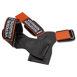 Versa Gripps Pro, Made in USA, Wrist Straps for Weightlifting Alternative, Best Training Accessory, XS, Orange