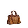 Lyon Satchel - Natural Cavo Tooled Colorblock