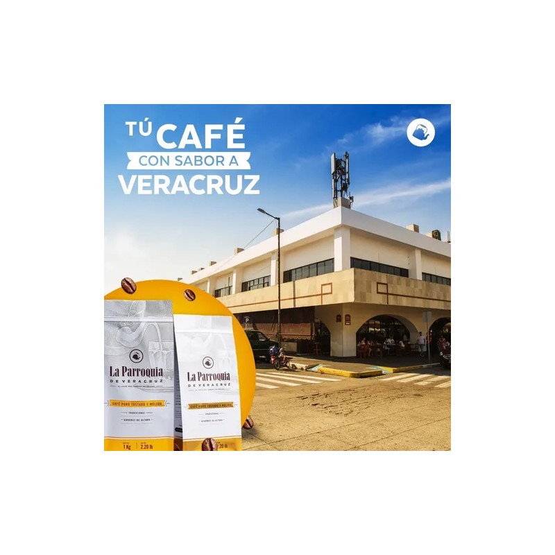 Café 100% Puro, Tostado, Molido, 1 Kg