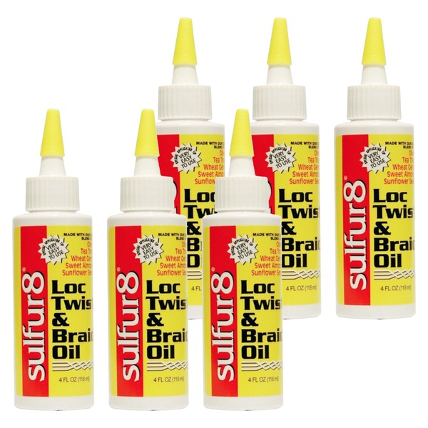 Sulfur 8 Loc Twist & Braid Oil 4 oz (Pack