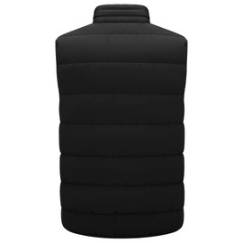 33,000ft Men's Puffer Vest Outerwear Winter Warm Padded Outdoor Casual Thick Insulated Quilted Sleeveless Jacket