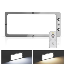 Kriogor Car Ceiling Light 12 V with Switch / Remote Control, 15 W 2000 LM Motorhome Light 12 V, 2 Light Modes, 4 Brightness Dimmable Car Interior Lighting for Campers, Trucks, Boats, 3000-4500-6000 K