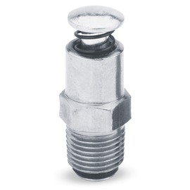 Lumax LX-1422 Silver 1/8" NPT Male Air Bleeder Valve, Maximum Protection Against Rust and Corrosion