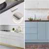 MOROBOR Finger Edge Pull, 8pcs Concealed Handle Modern Style Drawer