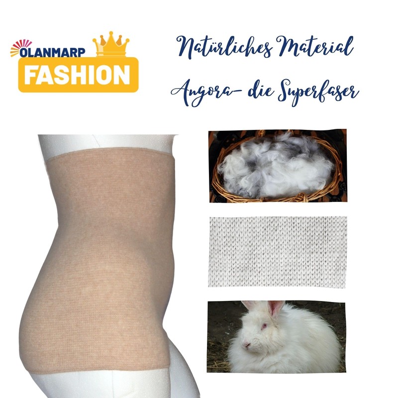 Olanmarp Premium Light Angora Body and Kidney Warmer Made of