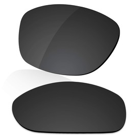LenzReborn Polarised Lens Replacement for Arnette Hot Shot AN4182 Sunglasses - Other Options, Dark Black - Polarized, Unit size