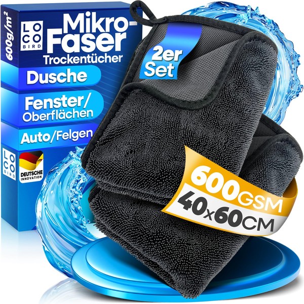 Loco Bird Absorbent Dry Towel Shower 600 GSM - Set
