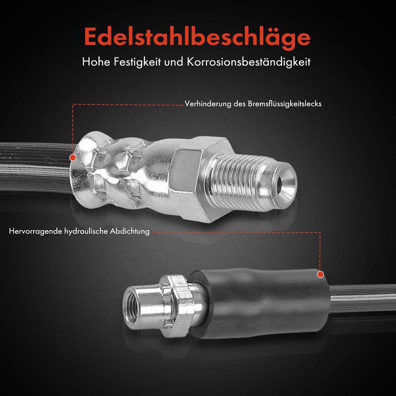 Frankberg 1 x Brake Hose Front Axle Left or Right