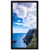 MENNTHUI 7x14 Black Picture Frame, Tabletop and Wall Mounting Horizontally