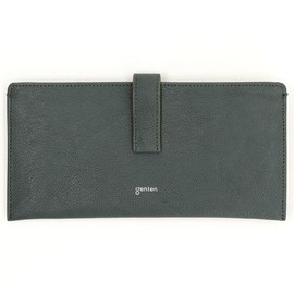 Genten Long Wallet, Fresco, Thin Bunch Wallet, green