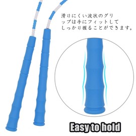 Jump Rope Beads Rope for Kids Beginners Jump Rope Anti-Twist Jump Rope Adult Training Cardio Adjustable Length (FC28-Pink)