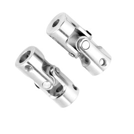 Universal Joint Coated Iron Shaft Coupling Length 35 mm for Connection Model Cars Ships (Inner Diameter 6 x 8 mm)
