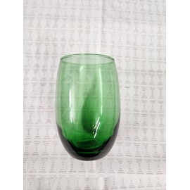 Cristar Mikonos Stemless Wine Glass in Bottle Green 15 oz