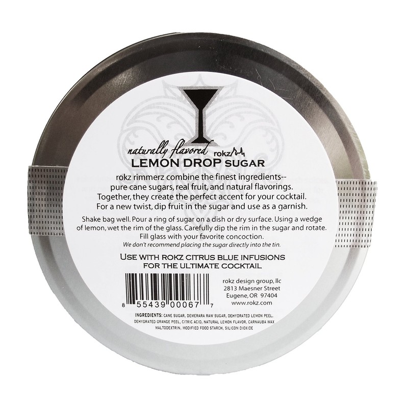 Rokz Lemon Drop Cocktail Sugar Rimmerz, 4 Ounce