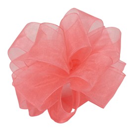 Berwick Offray LLC 979037 Berwick Offray Simply Sheer Asiana Ribbon - 7/8" W X 100 yd - Rose Pink Ribbon