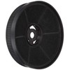 Exquisit 1010171 Cooker Hood Filter Fireplace Accessories (Black, Carbon Fiber,