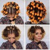 Riseety Cold Wave Perm Rods For Long Hair,40PCS Orange Plastic