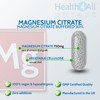 Health4All Magnesium Citrate 750mg 90 Capsules (V) (225mg Elemental Magnesium)