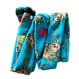 2m Polar Fleece CPAP BIPAP Ventilator Circuit Hose Tube Covers stop Rainout Sleep Apnea in Warm Fleece Fabric (Blue Monkey 2m, Polar Fleece)