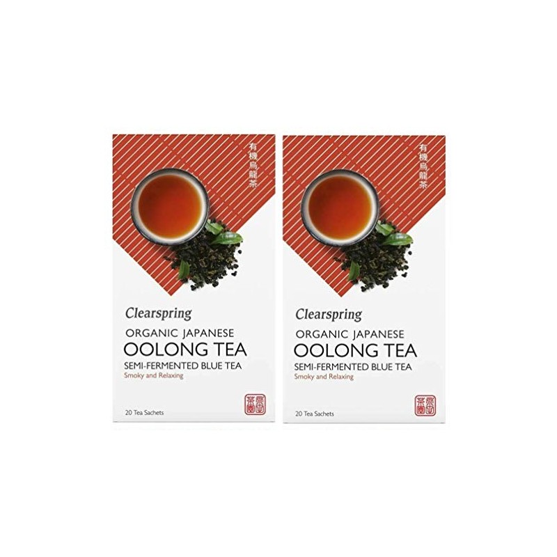 Clearspring Organic Oolong Tea 20 Tea Bags 36g (Pack of