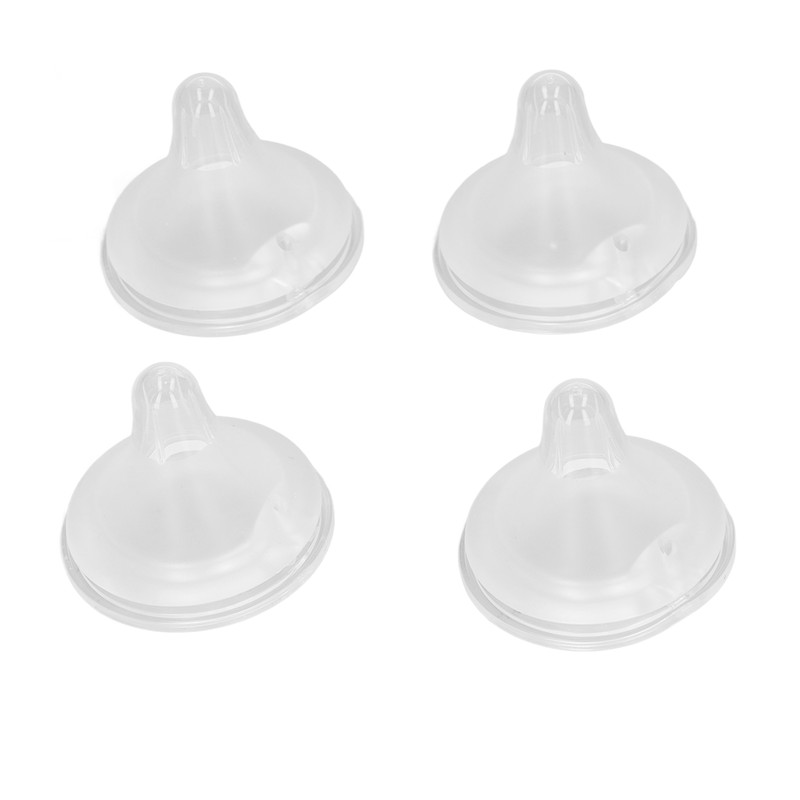 14Pcs Baby Bottle Nipple Silicone Soft Odorless Easy Cleaning Accessory