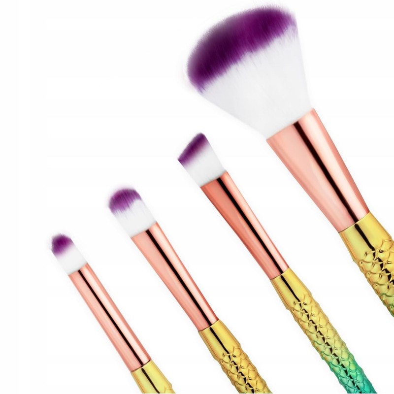 PROFICO Augenpinsel Pinselset - 4 Stück Makeup Lidschatten Pinselset Makeup