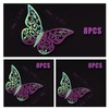 AIEX 24 x 3D Butterfly Ornaments with 3 Different Sizes