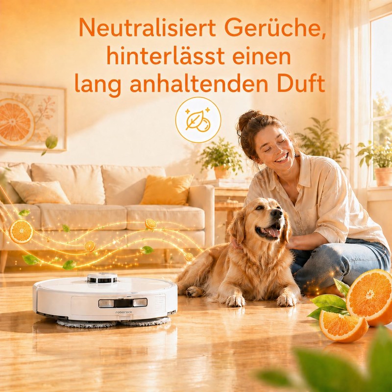 Floor Cleaning Solution Compatible with Roborock Cleaning Solution, Residue and