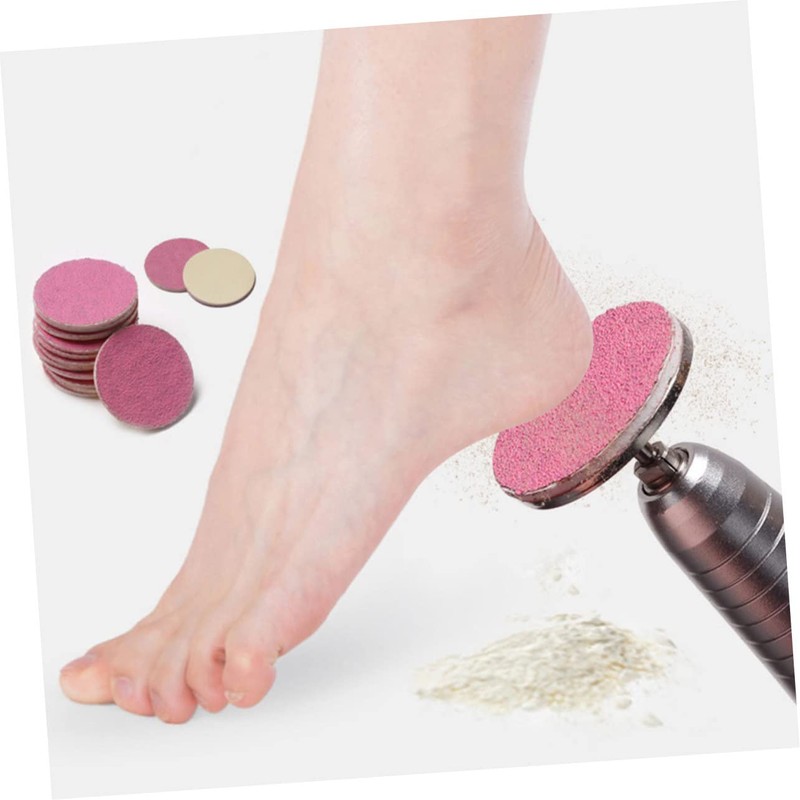 Mikinona 2sets Efficient Nail Care Electric Sanding Pads Exfoliating Polishing