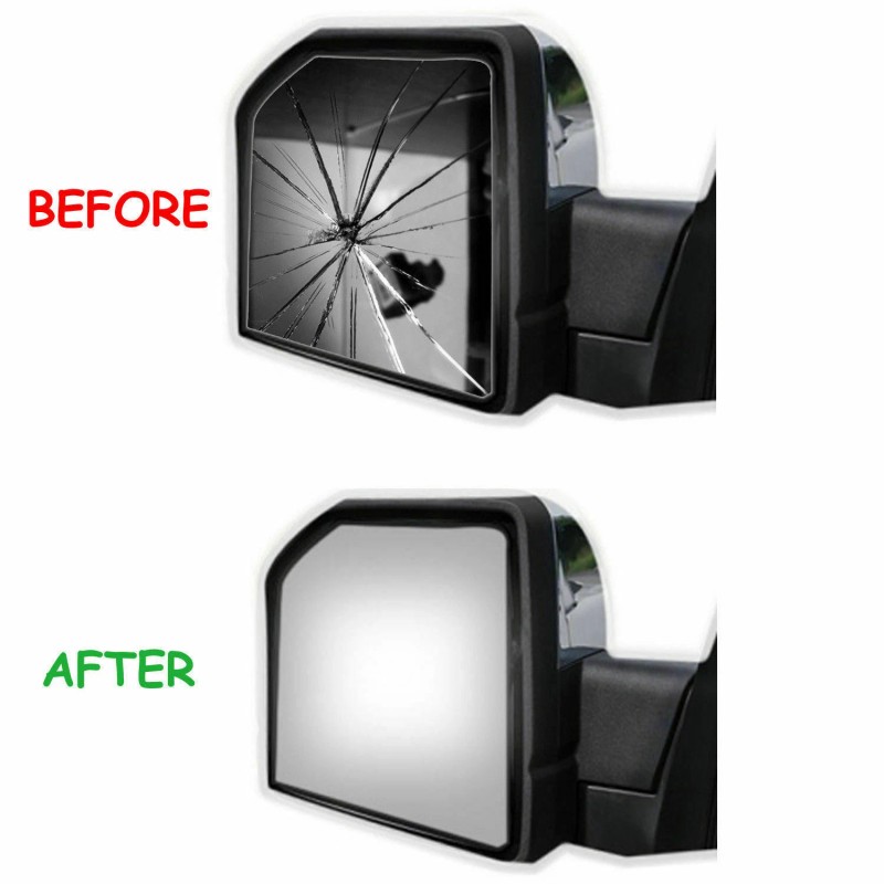 WLLW For 2012-2017 Toyota Camry Mirror Glass+Adhesive Passenger Right Side