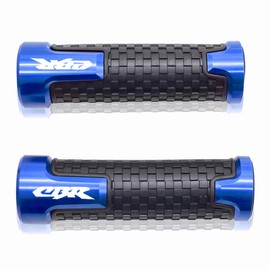 7/8" 22mm Motorcycle Handlebar Grip for Honda CBR60F CBR125R CBR150R CBR250R CBR400 NC23 NC29 CBR600 F2 F3 F4 F4i CBR600RR CBR900RR CBR954RR CBR1000RR (Blue)