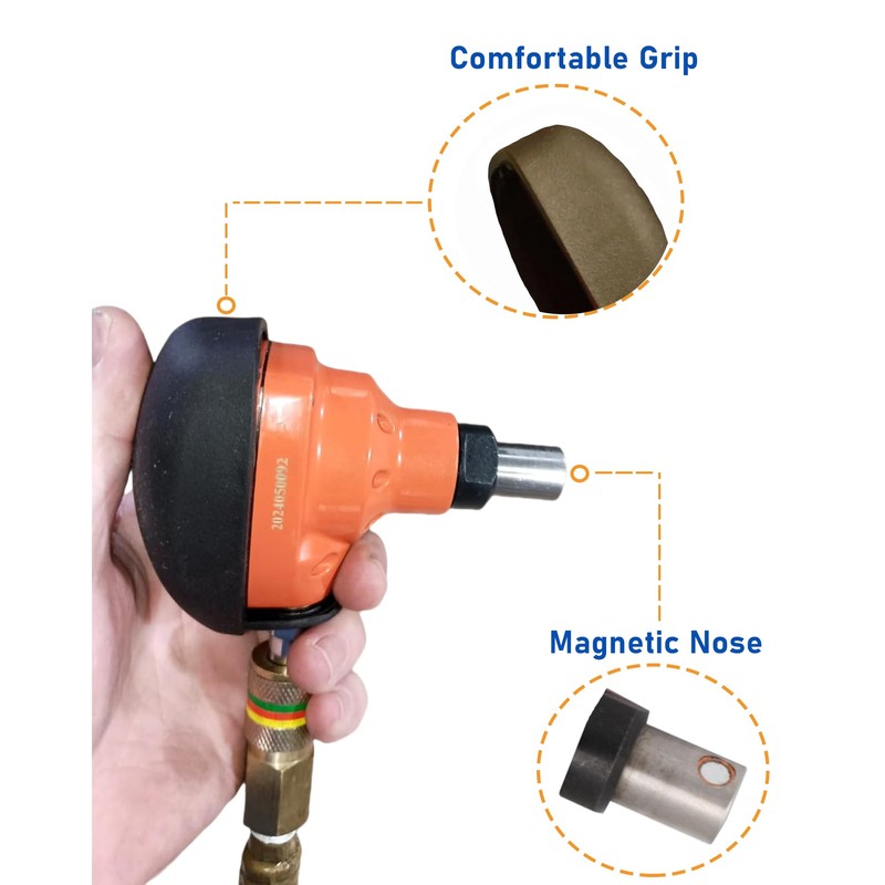28-433 3-1/2in. Compact Pneumatic with Magnetic Nose Mini Palm Nailer
