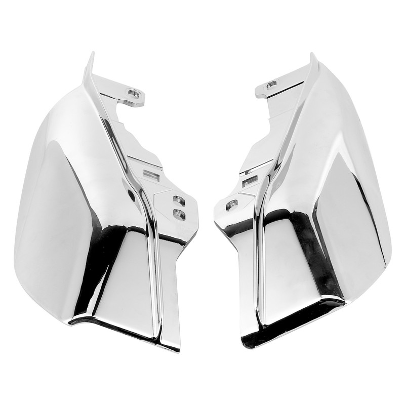 2Pcs Air Deflector Trim Heat Shield Motorcycle MidFrame Trim Fit