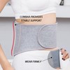 COACOM 1 Piece Light Grey Back Support Belt, Back Brace,