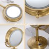 Cavoli 8.5 inch LED Makeup Mirror with 10X Magnification, Three