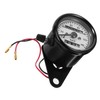 FUNOMOCYA Motorcycle Speedometer Dual Odometer Gauge Retro Modified Design Electroplated