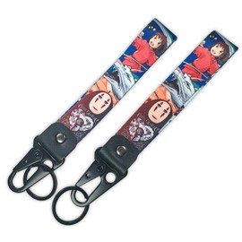 Rilo Kaoer 1Pack Anime Keychian,Japanese Culture Motorcycle & Auto Key Tags Jet Tag for Car Scooter Keys (AK-3-9-C)