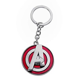 Khybex International Avengers A Spinner Logo Key Chain Comics Avengers Logo Key ring in Gold for keys Stress Reliever