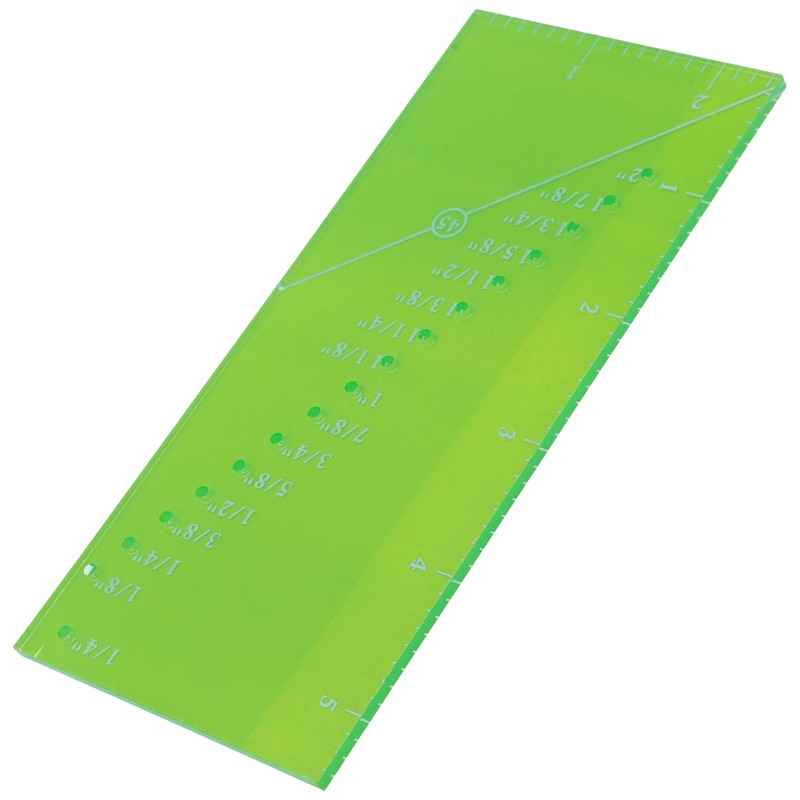 Magnetic Seam Guide Set Resistance Ruler Perforated Seam Measurement Quilting