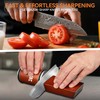 Rolling Knife Sharpener Kit with Diamond Wheels – 15°/20° Magnetic
