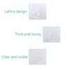 Newkita Acrylic Clear 3 Slots Pencil Pen Holder for Desk,