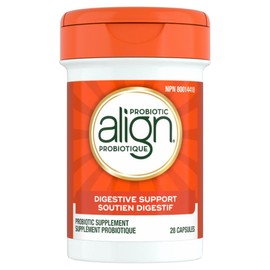Align Align Probiotic Digestive Support, IBS Symptom Relief: Gas, Abdominal Discomfort, Bloating, Helps Healthy Intestinal Flora for Women & Men, 28 Capsules