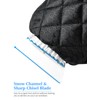 DIAOCARE Ice Scraper mitten for Windscreen, Snow Removal with Antifreeze