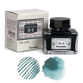 Kuretake Ink-café MEIJI NO IRO KUROGANE-IRO Ink Bottle 20g for Fountain Pens